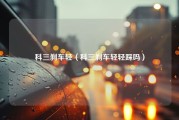 科三刹车轻（科三刹车轻轻踩吗）