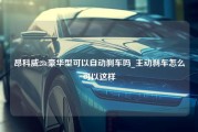 昂科威28t豪华型可以自动刹车吗_主动刹车怎么可以这样