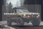 合资电动汽车suv（合资电动汽车哪个牌子好）