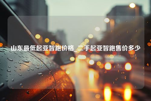 山东最低起亚智跑价格_二手起亚智跑售价多少