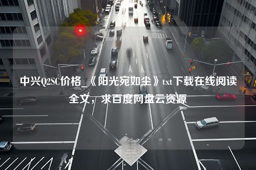 中兴Q2SC价格_《阳光宛如尘》txt下载在线阅读全文，求百度网盘云资源